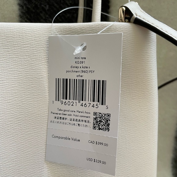 New with tags Kate Spade mini tote Disney Minnie Mickey Mouse - Picture 8 of 13